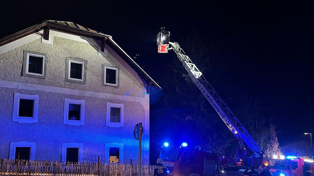 Brand in Salzburger Landstraße