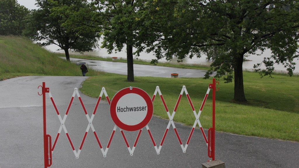 Hochwasser in Wien (Copa Cagrana)