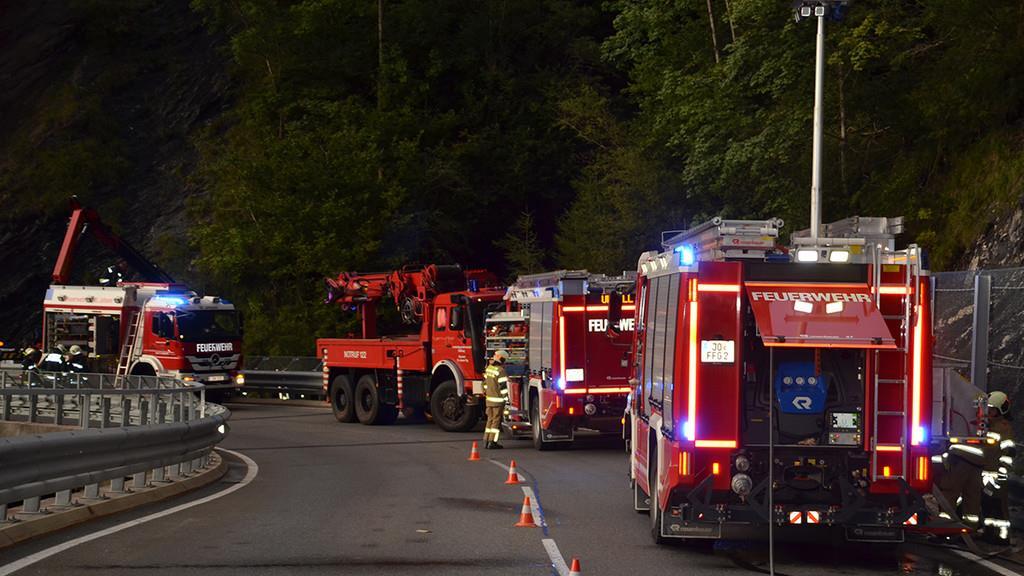 Feuerwehrübung mit Verkehrsunfall
