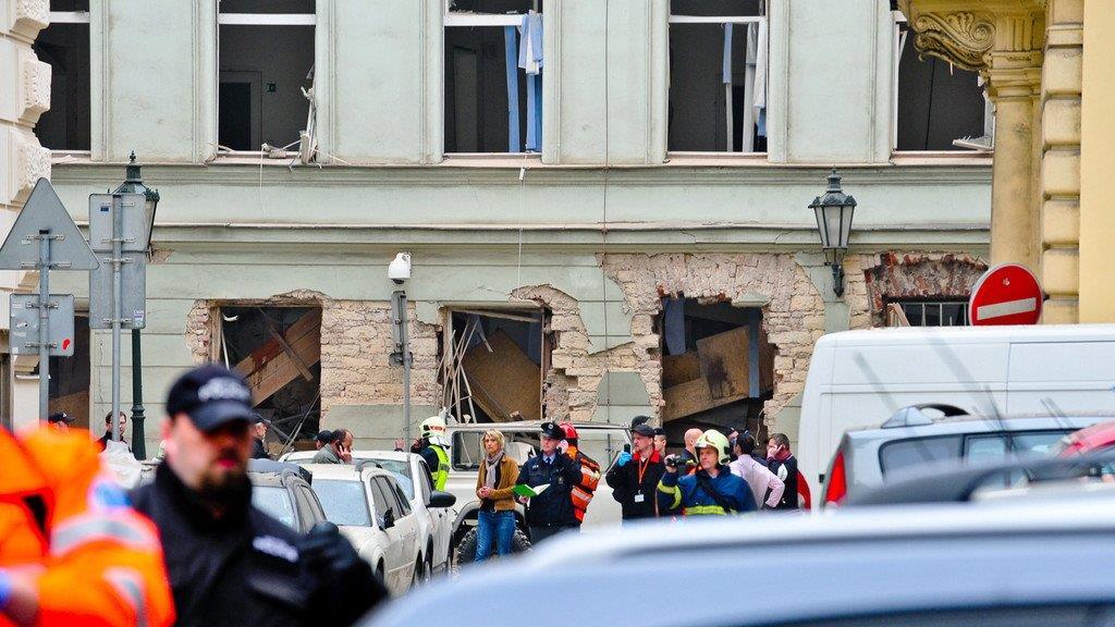 Schwere Explosion in Prag