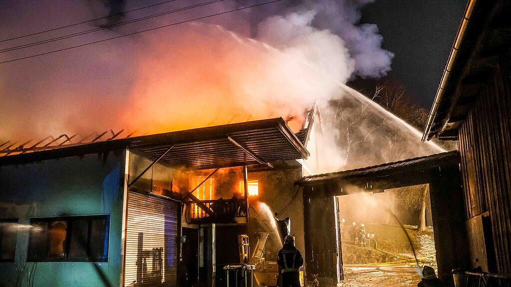 Großbrand in Burgkirchen