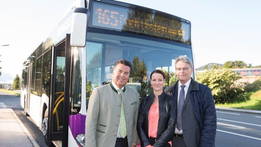 Neue Buslinie 165 präsentiert