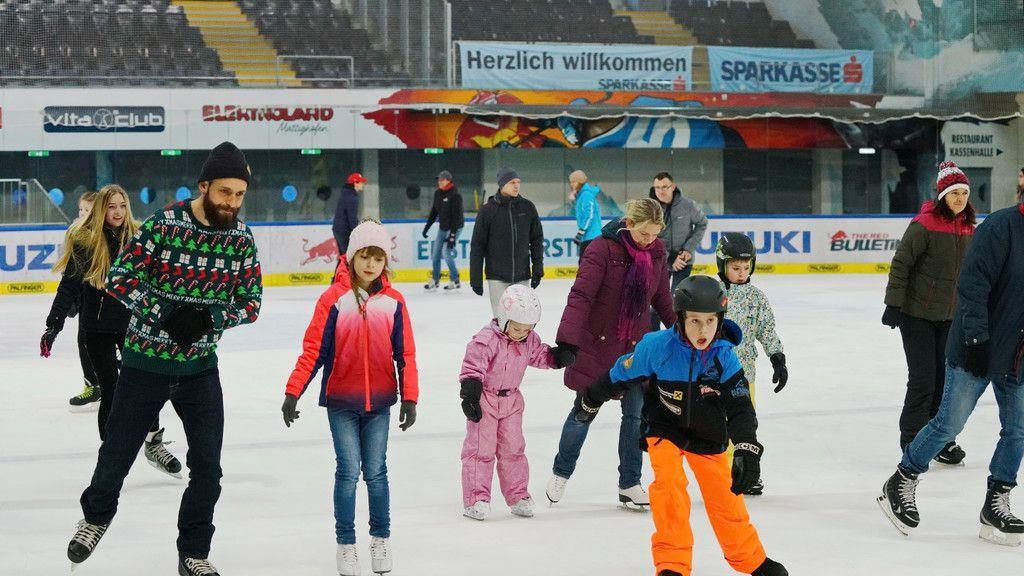 Weinachts-Eislaufen für die Kinderkrebshilfe