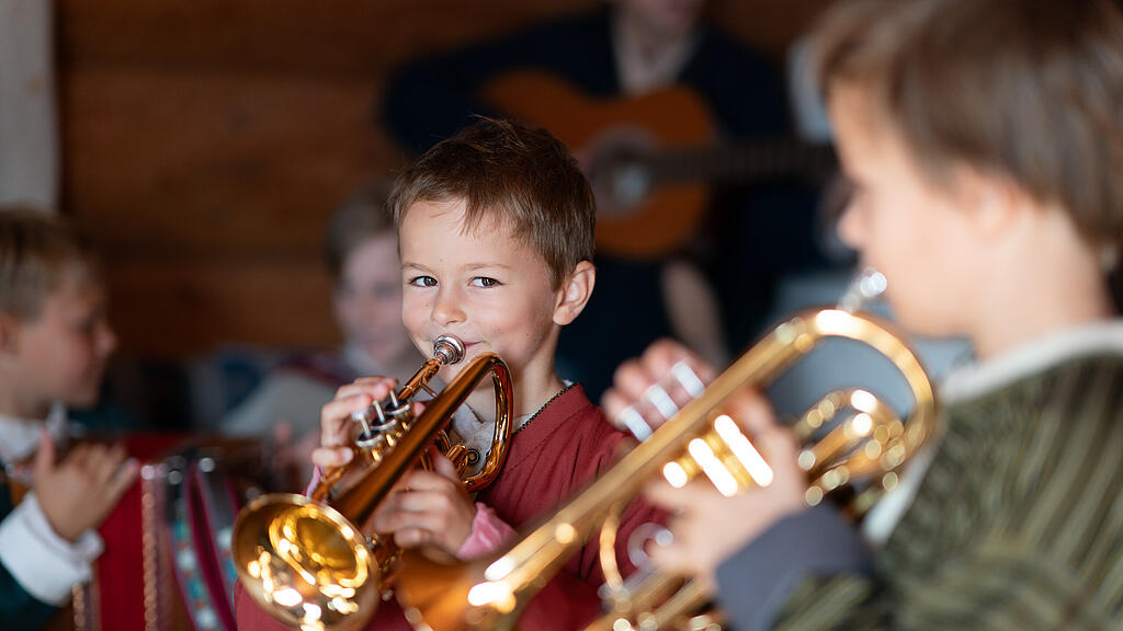 Hirtenkinder Loferer Alm