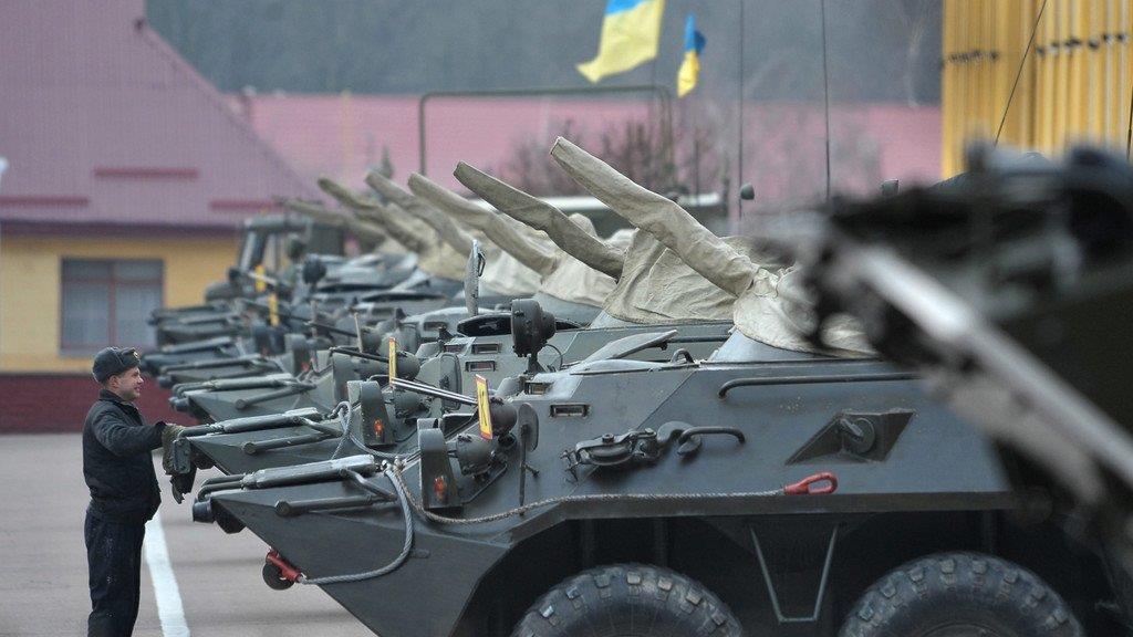 Stationierte Soldaten auf der Krim