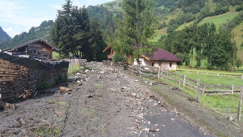 Hochwasserschäden in Rauris