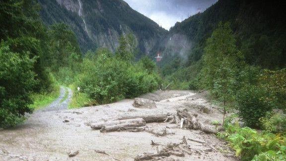Murenabgang in Kaprun