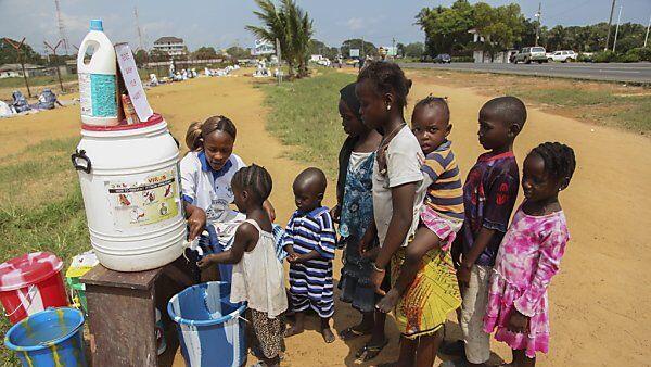 Hygiene-Maßnahmen in Liberia