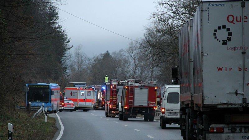 Crash auf der B21