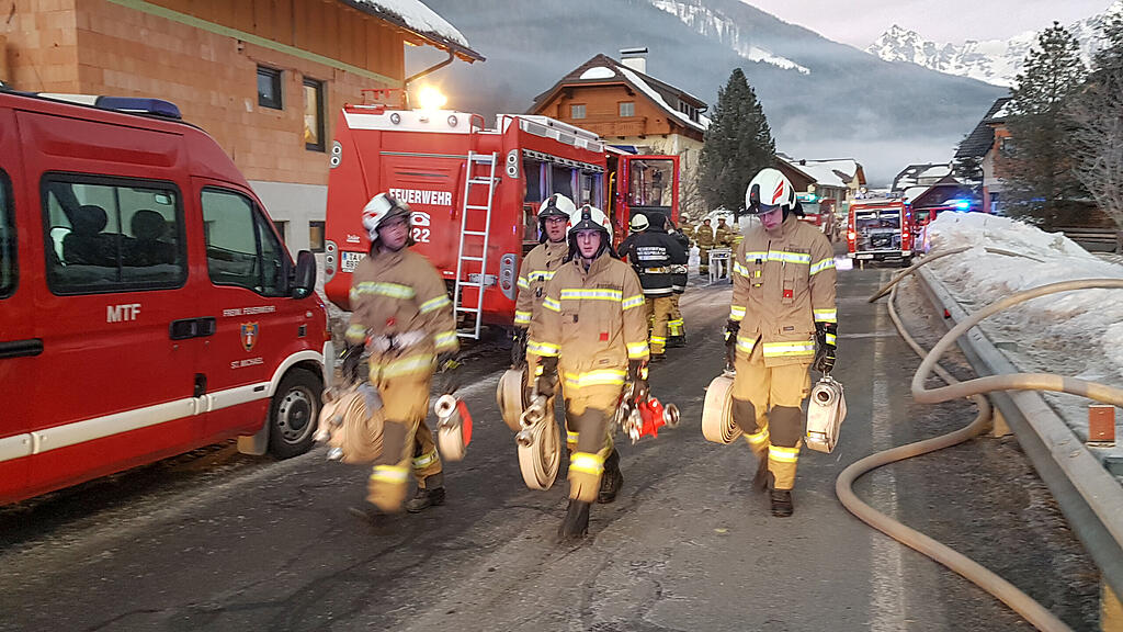 Brand in Weißpriach