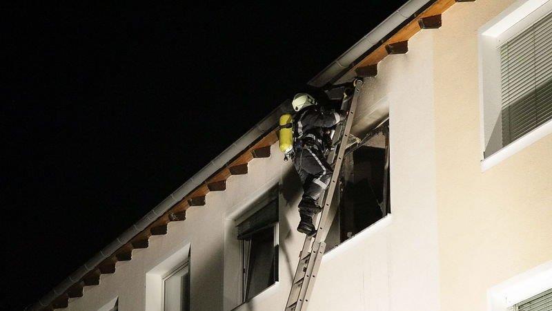 Bilder vom Schlafzimmerbrand