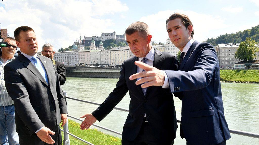Kurz trifft Ratas und Babis in Salzburg