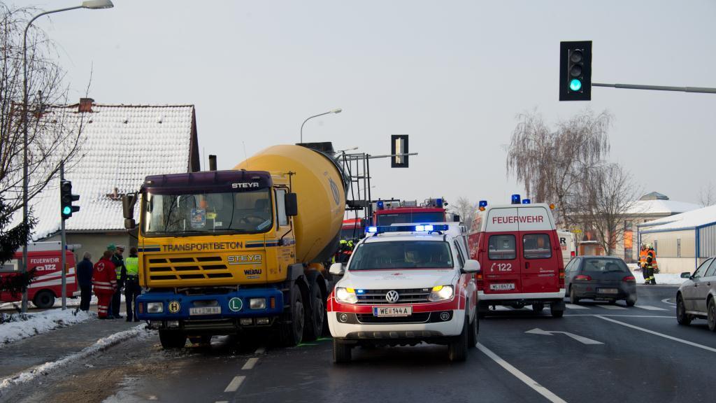 Betonmischer verletzt Mädchen