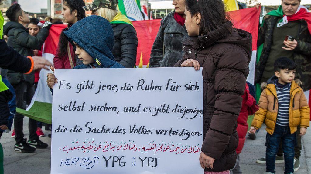 Demo der Kurden in Salzburg