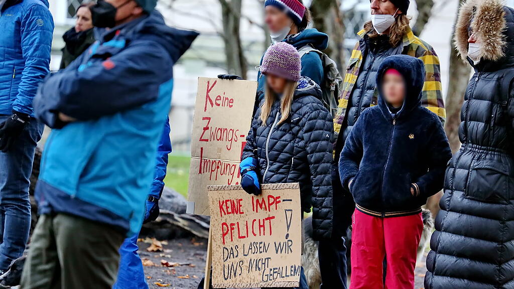 Corona-Demo Stadt Salzburg