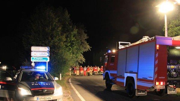 Bilder vom Crash in Anthering
