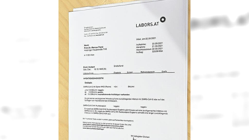 Herbert Kickl: Persönliche Erklärung