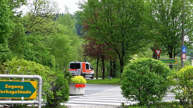 Brand bei Leube in Grödig
