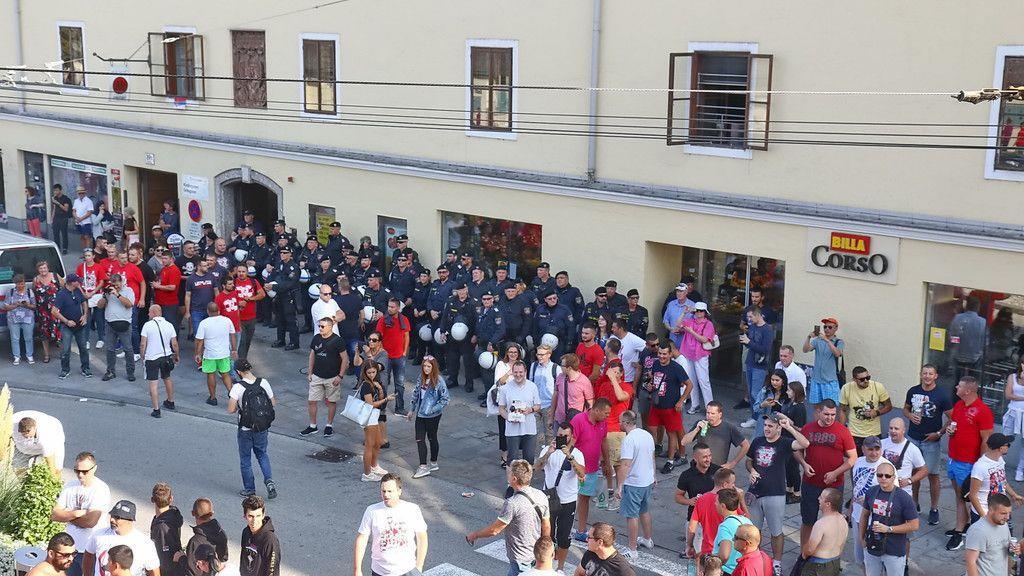 Red Bull Salzburg - Roter Stern Belgrad: Fans in der Altstadt II