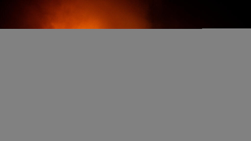 Feuer auf griechischer Insel