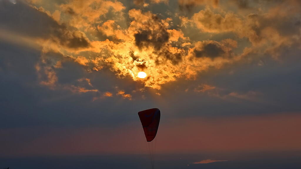 Sonnenuntergang am Gaisberg