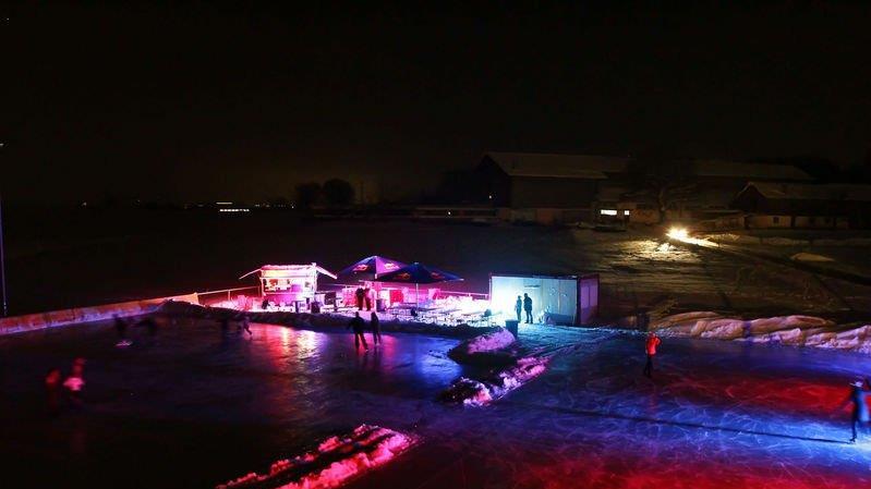 Größter Eislaufplatz in Seekirchen