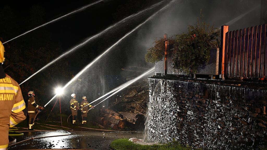 Großbrand Bauernhof Großarl