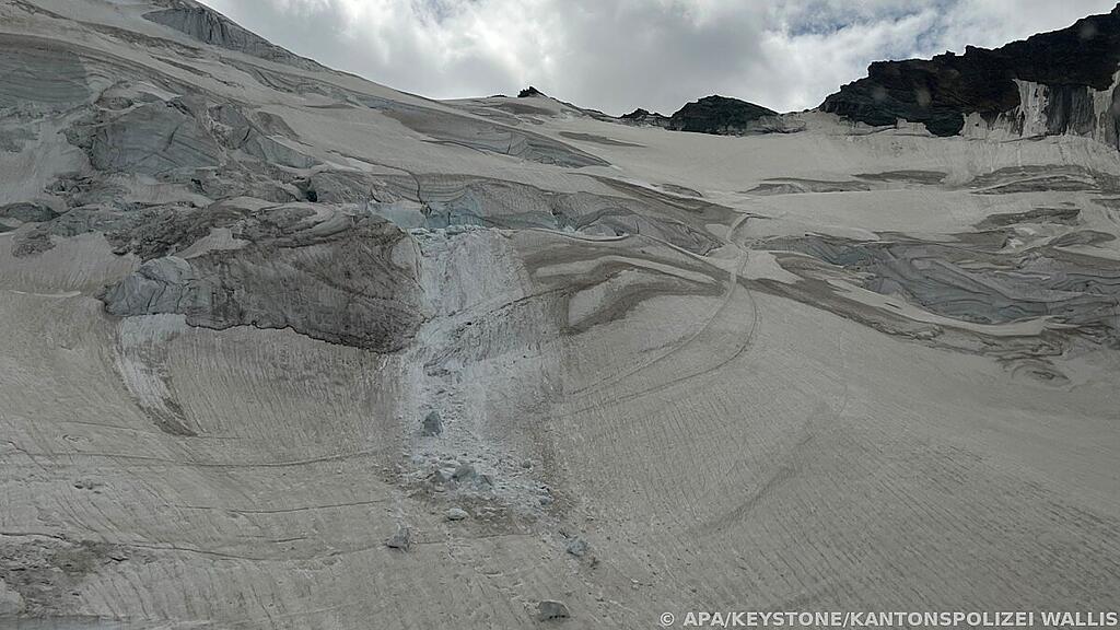Weiterer Eisabbruch im Schweizer Wallis mit einem Toten