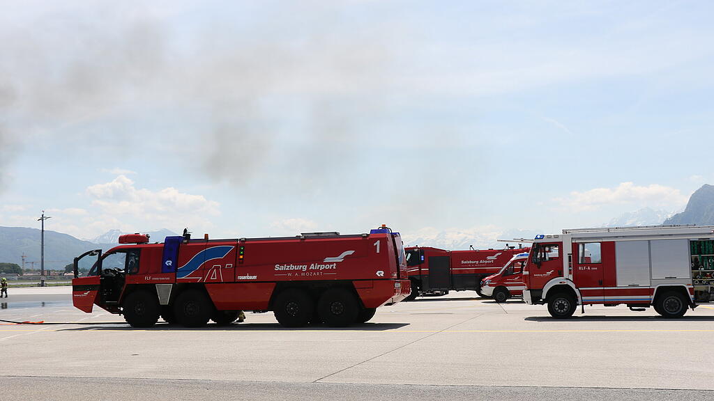 EInsatzübung, Salzburg Airport