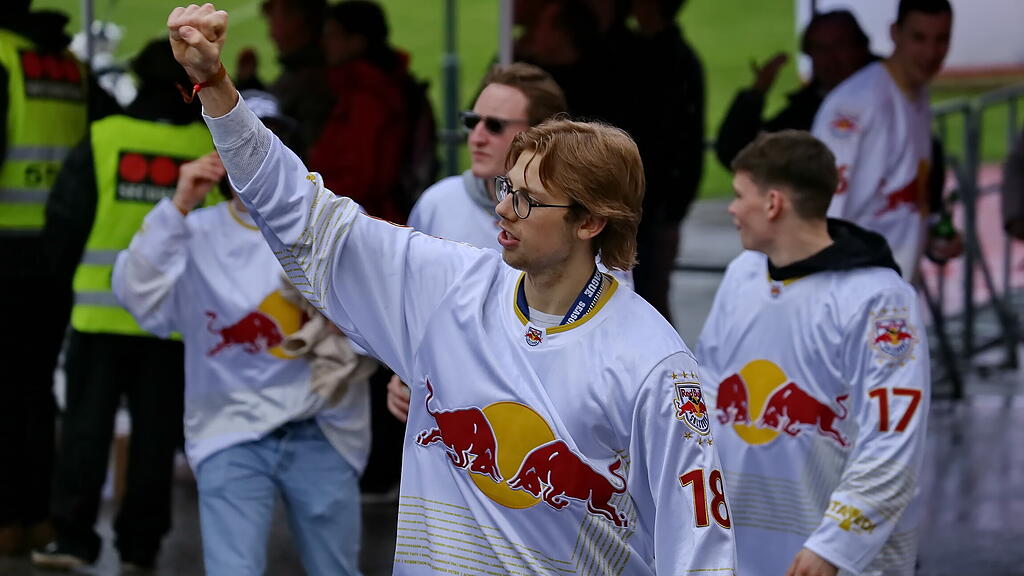 Meisterfeier: EC Red Bull Salzburg