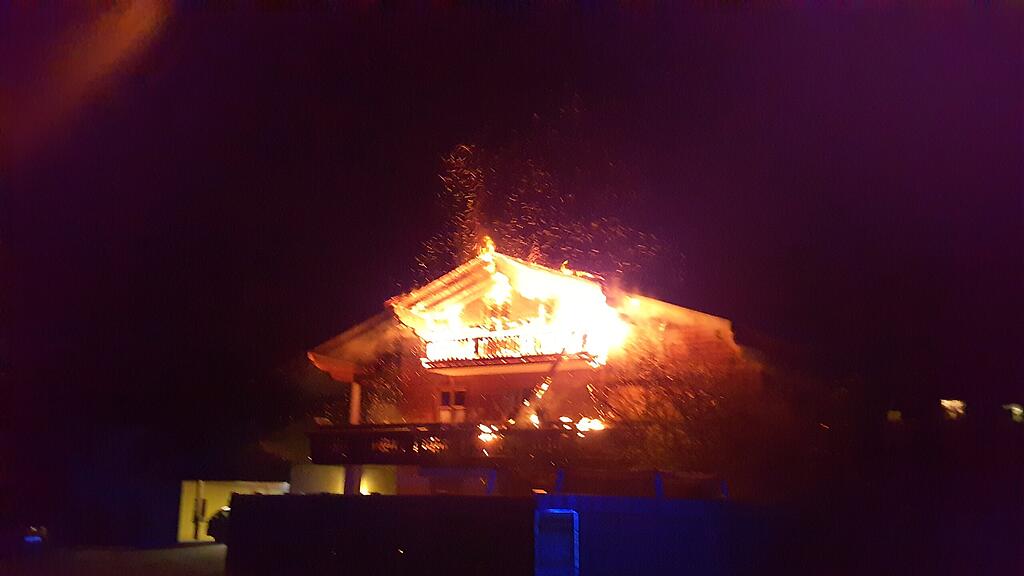 Wohnhausbrand Kuchl