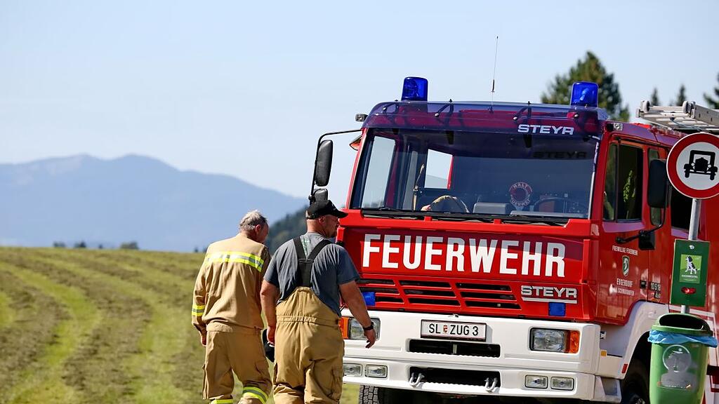 Waldbrand-Übung in Koppl und am Nockstein