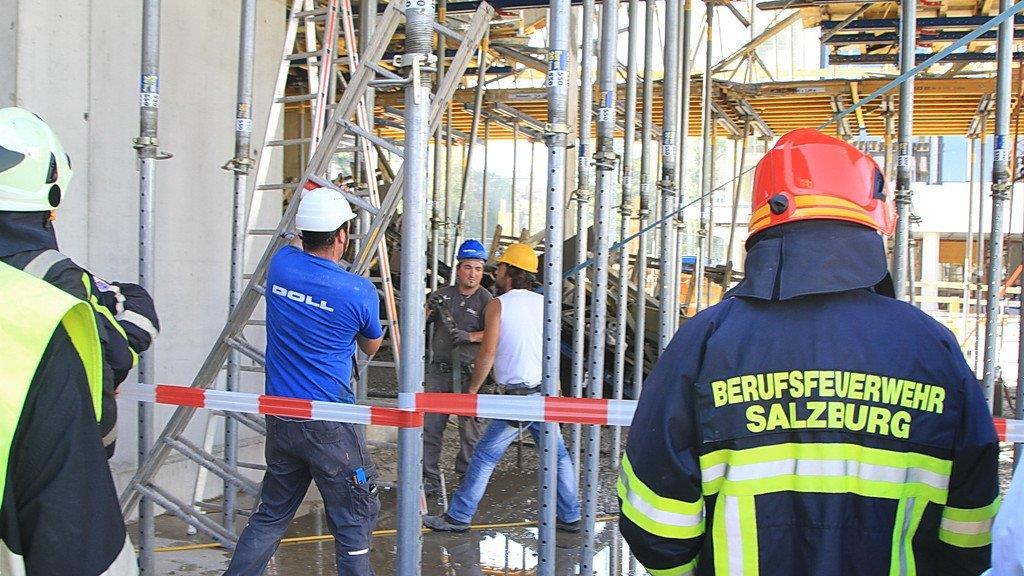 Betondecke in Lehen eingestürzt