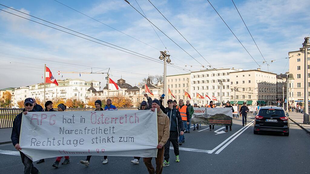 380 kv, demo Salzburg