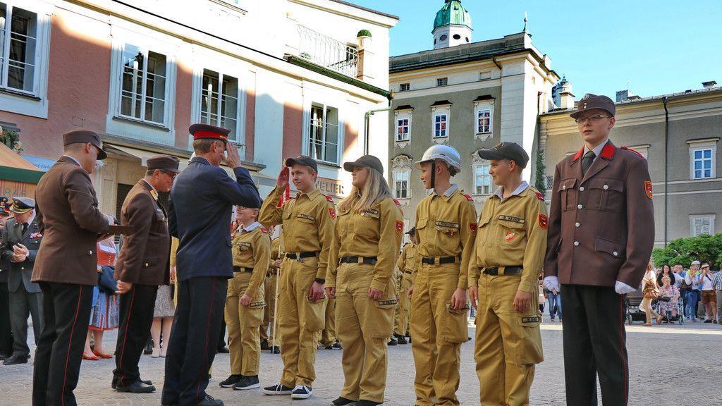 Florianifeier in der Stadt Salzburg