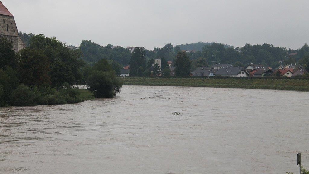 Hochwasser in Oberndorf