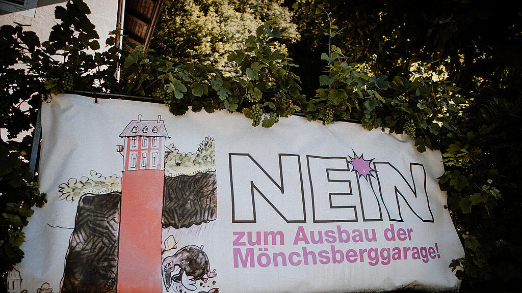 Protest gegen Ausbau der Altstadtgarage