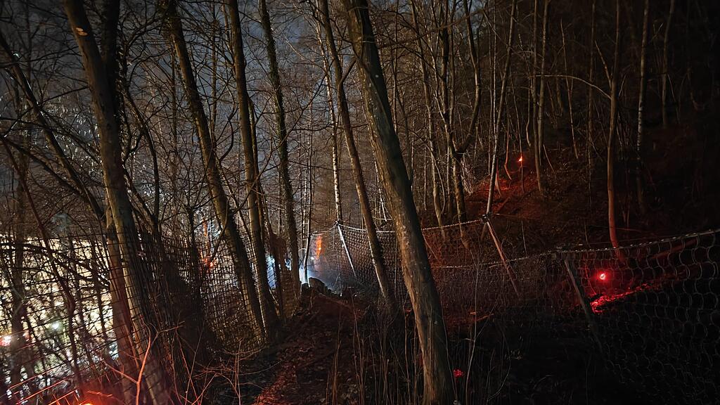 Waldbrand-Übung Kapuzinerberg