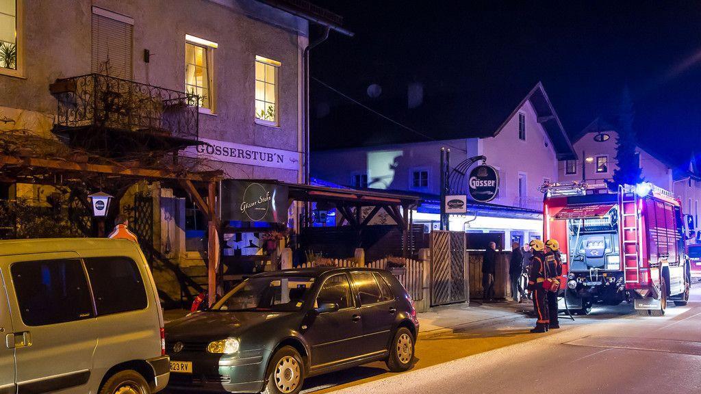 Brand in Gasthaus in Maxglan