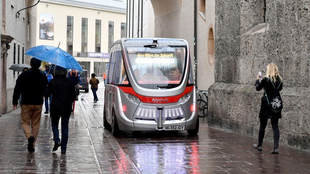 Selbstfahrender Bus wird in Salzburg präsentiert