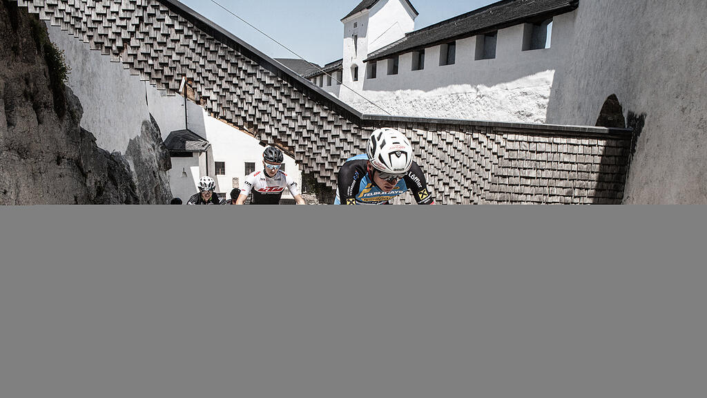 City Hill Climb Salzburg: Mit Fahrrad auf Festung Hohensalzburg