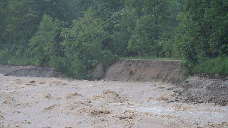 Hochwasser in Freilassing