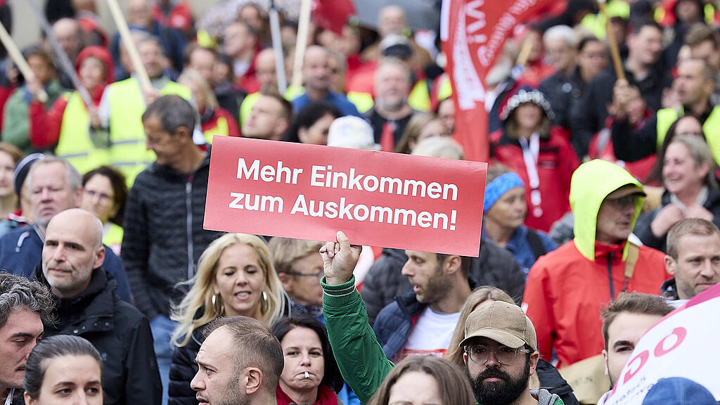 ÖGB-Demo in Wien