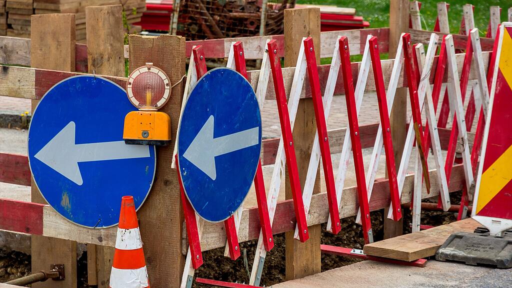 Die Arbeiten an der Reithofferstraße dauern bis zum 30. Juni.