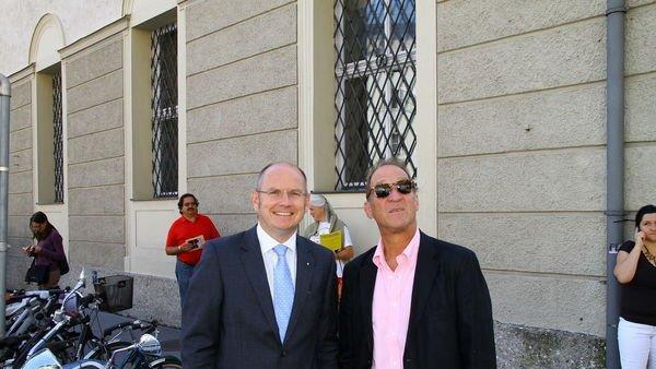 Bilder der Abseilaktion