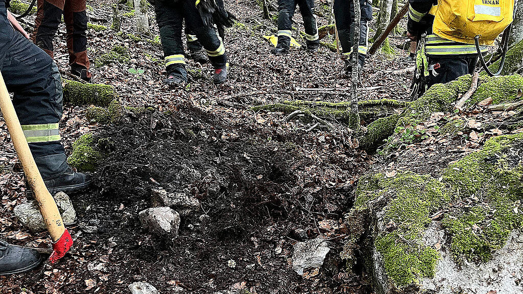 Illegales Lagerfeuer am Königssee