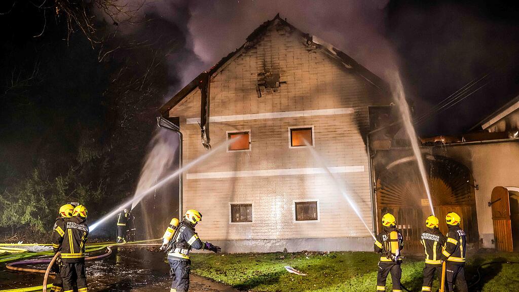 Großbrand in Burgkirchen