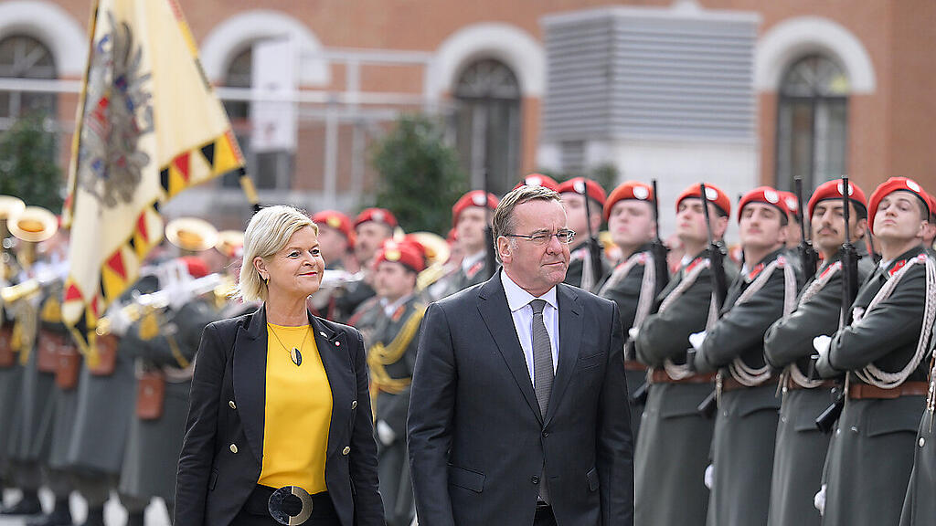 Deutschlands Verteidigungsminister Pistorius zu Besuch in Wien