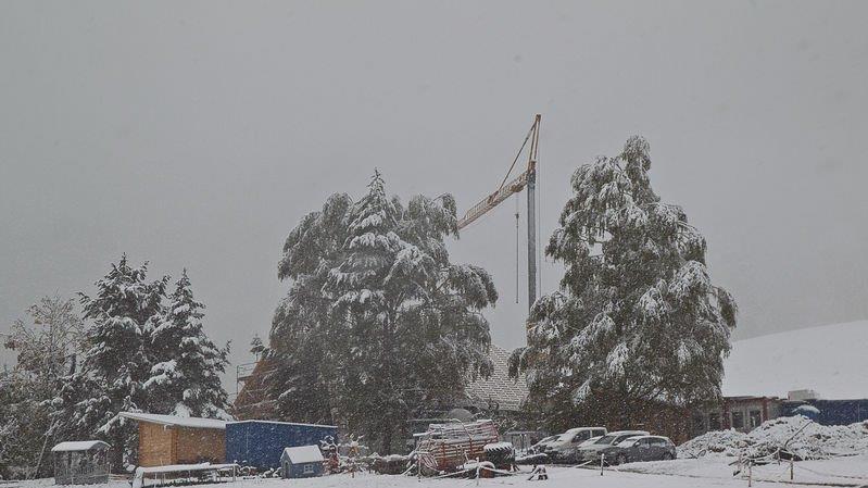 Schnee im Flachgau