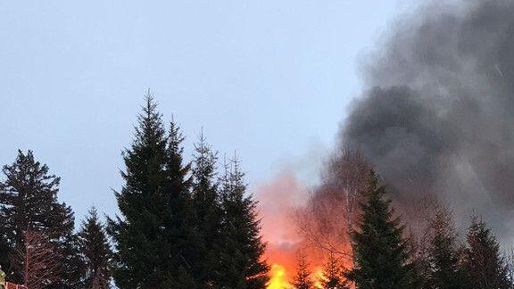 Ederalm in Saalbach-Hinterglemm in Vollbrand, II